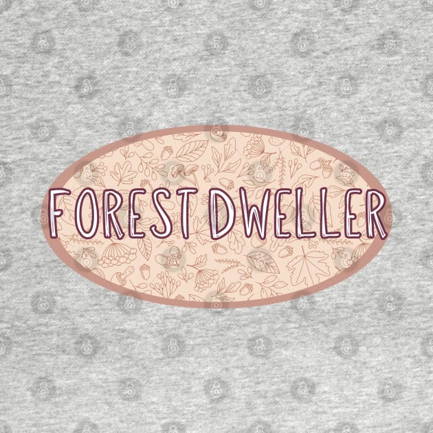 Forest Dweller Line Drawing by Four Season Foraging